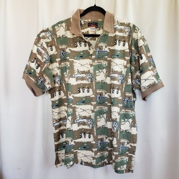 GORDIE HOWE 100% Cotton Golf polo shirt. - Picture 10 of 11